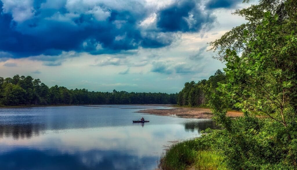 Basto Lake - Pine Barrens-Compressed Cool facts about New Jersey - Bast Lake Pine Barrens