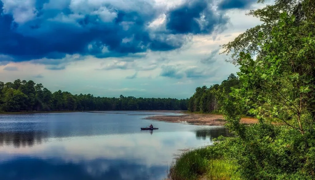 Basto Lake - Pine Barrens-Compressed Cool facts about New Jersey - Bast Lake Pine Barrens