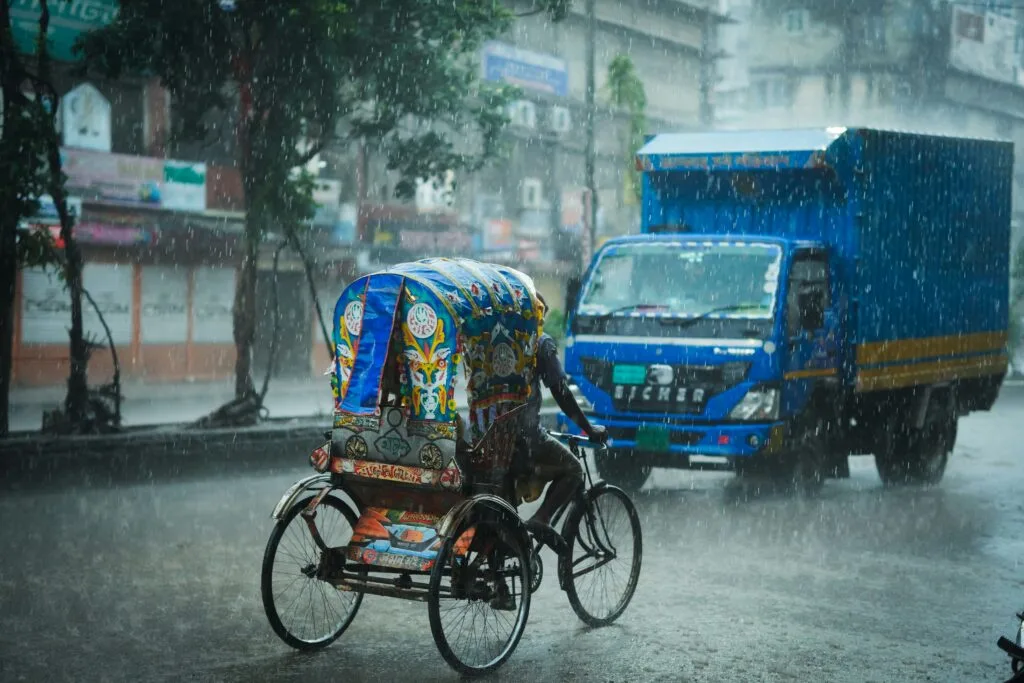 Rickshaw Bangladesh culture facts - Rickshaw in Dhaka City